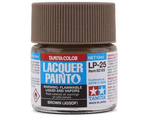 Tamiya LP-25 Brown Lacquer Paint (JGSDF) (10ml) 3 Tamiya LP-25 Brown Lacquer Paint (JGSDF) (10ml)