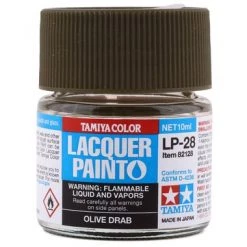 Tamiya LP-28 Olive Drab Lacquer Paint (10ml)