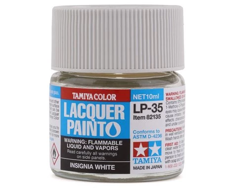 Tamiya LP-35 Insignia White Lacquer Paint (10ml) 3 Tamiya LP-35 Insignia White Lacquer Paint (10ml)