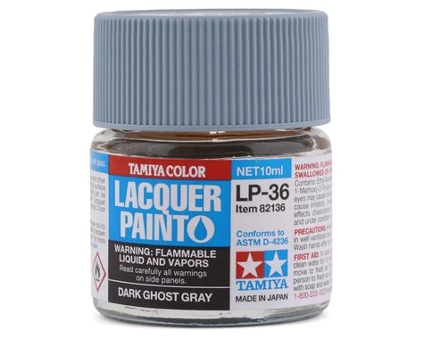Tamiya LP-36 Dark Ghost Grey Lacquer Paint (10ml) 3 Tamiya LP-36 Dark Ghost Grey Lacquer Paint (10ml)