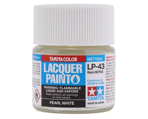 Tamiya LP-43 Pearl White Lacquer Paint (10ml) 3 Tamiya LP-43 Pearl White Lacquer Paint (10ml)