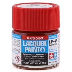 Tamiya LP-46 Pure Metallic Red Lacquer Paint (10ml)