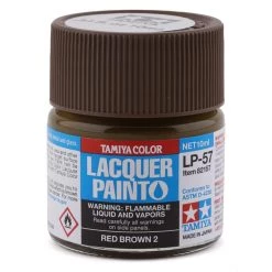 Tamiya LP-57 Red Brown 2 Lacquer Paint (10ml)