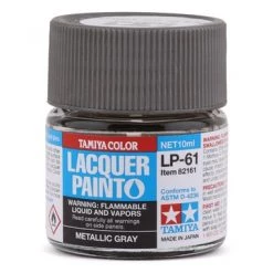Tamiya LP-61 Metallic Grey Lacquer Paint (10ml)