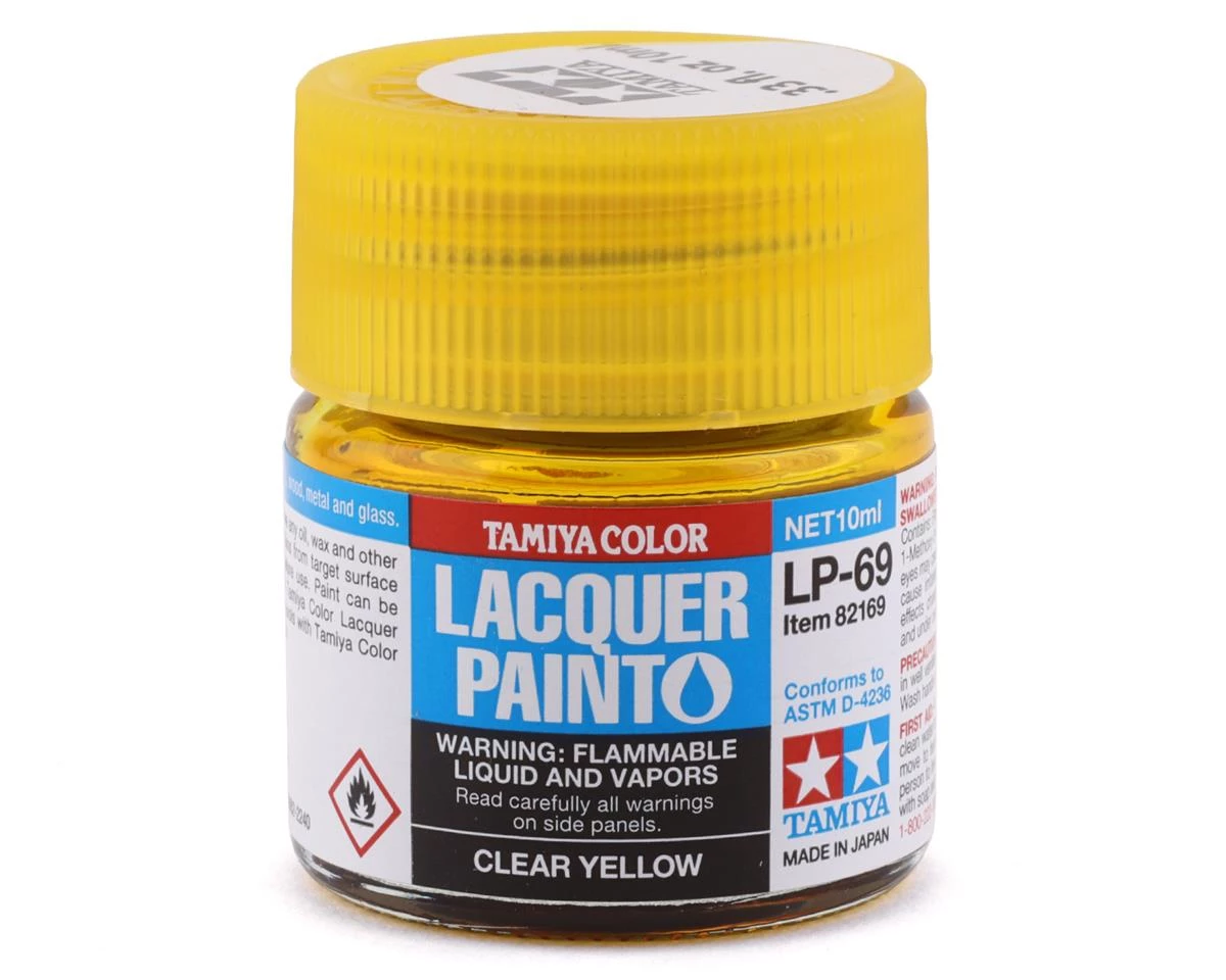 Tamiya LP-69 Clear Yellow Lacquer Paint (10ml) 3 Tamiya LP-69 Clear Yellow Lacquer Paint (10ml)