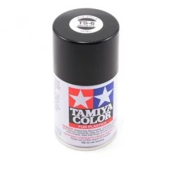 Tamiya TS-6 Matte Black Lacquer Spray Paint (100ml)