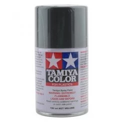 Tamiya TS-100 Semi-Gloss Bright Gun Metal Lacquer Spray Paint (100ml)