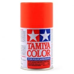 Tamiya PS-20 Fluorescent Red Lexan Spray Paint (100ml)