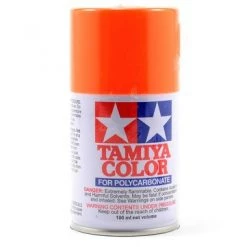Tamiya PS-24 Fluorescent Orange Lexan Spray Paint (100ml)