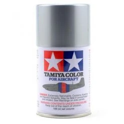 Tamiya AS-12 Bare Metal Silver Aircraft Lacquer Spray Paint (100ml)