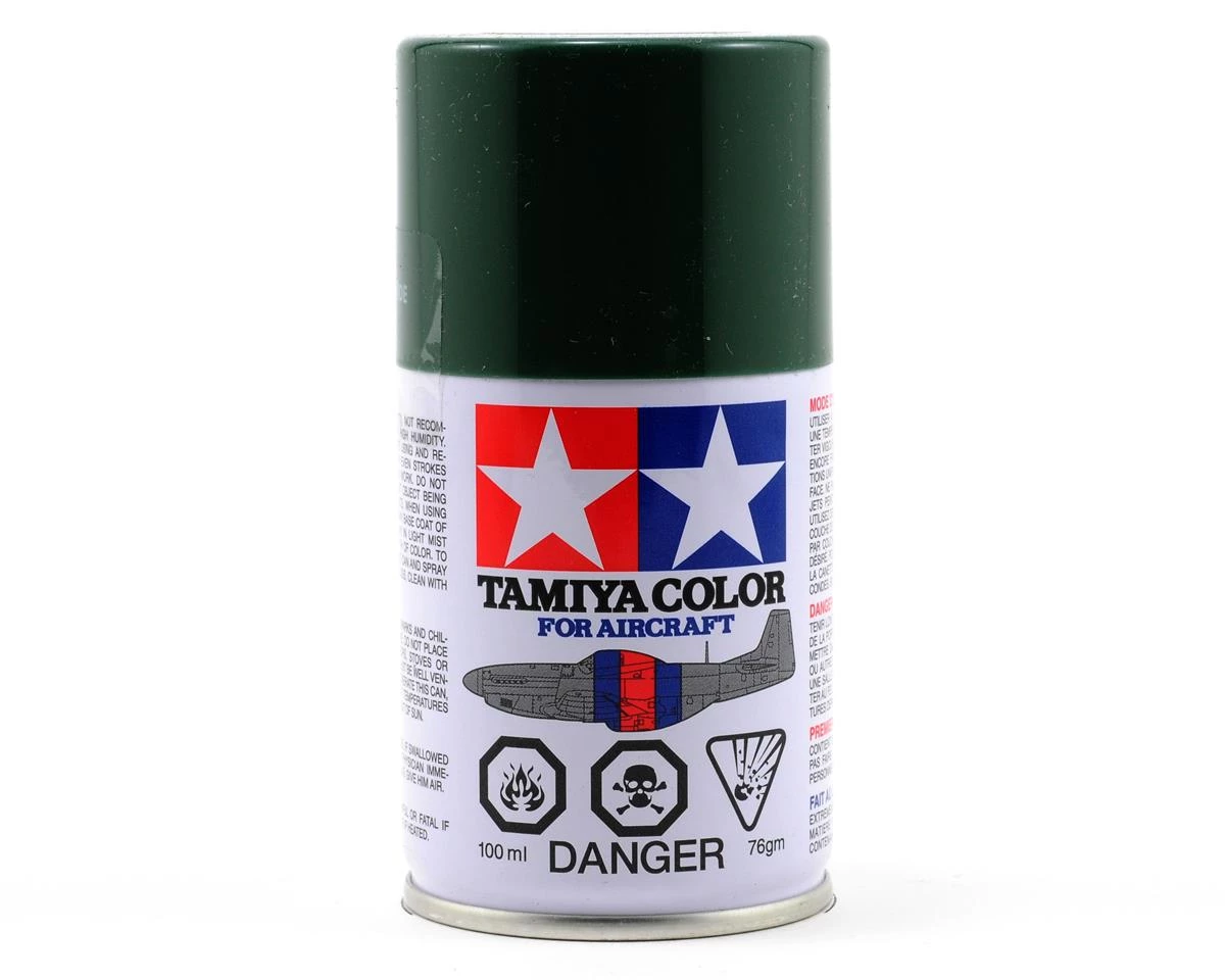 Tamiya AS-17 IJA Dark Green Aircraft Lacquer Spray Paint (100ml) 3 Tamiya AS-17 IJA Dark Green Aircraft Lacquer Spray Paint (100ml)