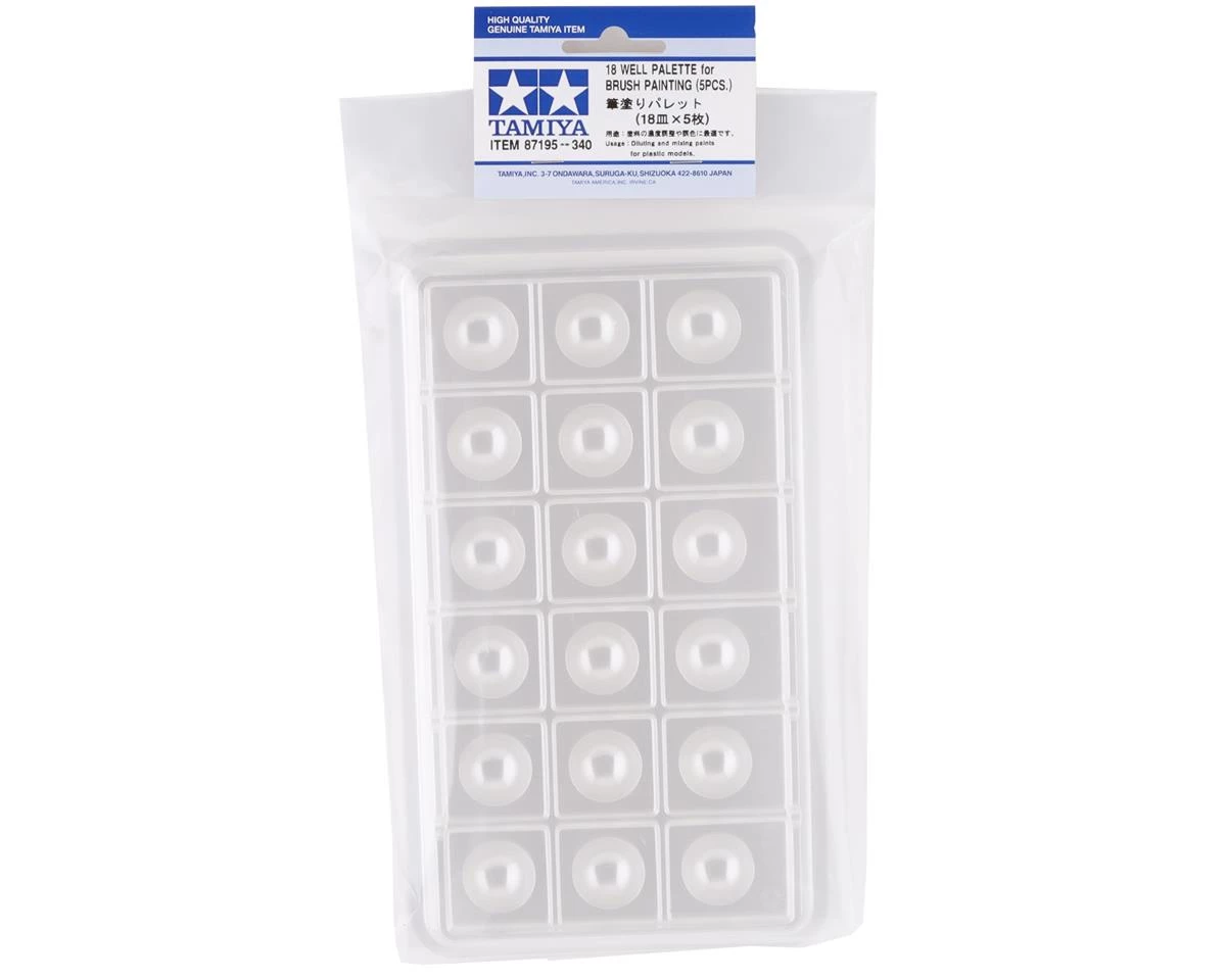 Tamiya 18 Well Palette (5) 4 Tamiya 18 Well Palette (5) - Image 2