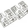 Tamiya Hilux Side Mirrors & Misc Parts (D Parts Bag) -Tamiya Sales Shop tam9005869