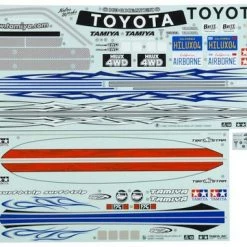 Tamiya Sticker A & B Metal Transfer Rubber Sheet 58397