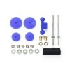 Tamiya JR Large Diameter Stabilzer Head Set 11/15mm (Blue) -Tamiya Sales Shop tam95429