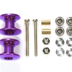 Tamiya JR Aluminum Double Rollers 13-12mm (Purple)