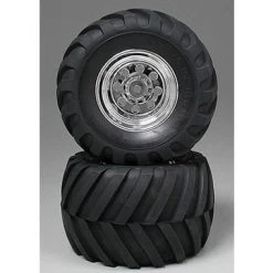 Tamiya Rear Tire/Wheel (2) (58242)